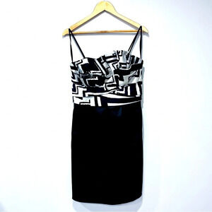 MAX & CLEO Black strapless  dress‎